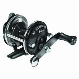 B'n'M Bucks Mini Reel Righthand Or Lefthand (50-Yards, Black)