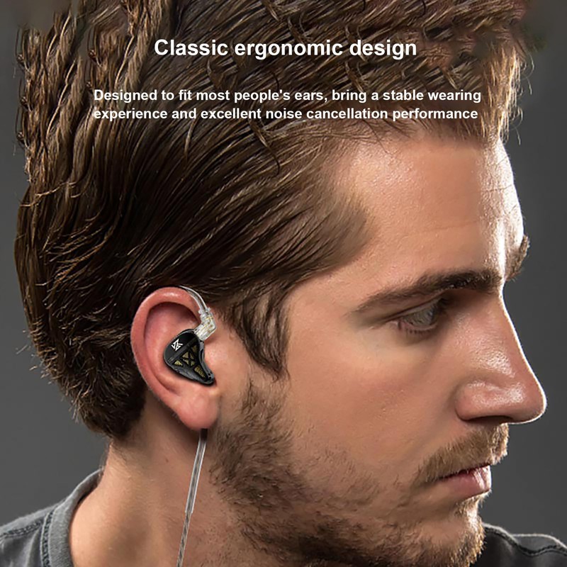 Kz DQS in Ear Headphones Wired Gaming IEM HiFi Earbuds,High-Precision