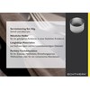 ECHTWERK Napkin Rings Made of Stainless Steel, Set of 4,