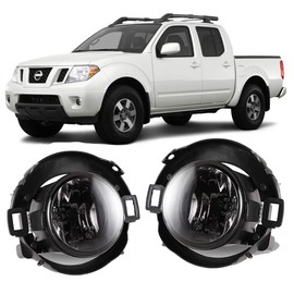 Winjet Fog Lights OEM Series for [2005-2015 Nissan Xterra] [2010-2017 Frontier][2018 2019 Nissan Frontier] with H11 12V 55W Halogen Bulbs Driving Fog Lamps Replacement w/Wiring + Switch Kit