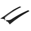 2PCS Rear Window Side Trim Gloss Black ABS Replacement for
