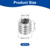 sourcing map Socket Set Screws, 100Pcs M3x3mm Metric - 304