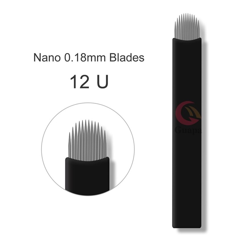 Pack of 30 Extremely Thin 0.18 mm Nano Blades Microblading