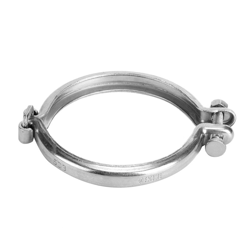 90.8mm 3.57in Turbocharger Turbo V Band Clamp Set Fit for