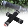 Antislip Silicone MTB Bicycle Handlebar Grips with Plugs Shockproof Cycling