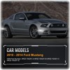 POPMOTORZ LED Side Marker Lights Compatible With Ford Mustang 2010
