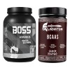 Creatina Monohidratada Boss 1kg + Bcaas Gladiator 1kg Natural- Mango