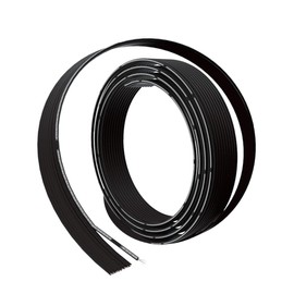 BNTECHGO 28 Gauge Silicone Ribbon Cable Flexible 10P Black 10 ft Flat Cable 28 AWG Stranded Tinned Copper Wire