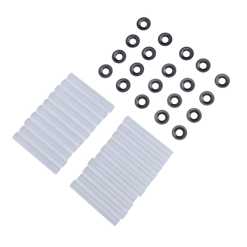 Garage Door Hinge Quiet Roller Sleeves 20Sets, 11mm ID 80mm