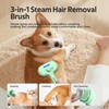 Pet Grooming Brush with Electronic Mist Spray - Gentle Deshedding