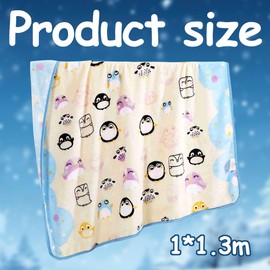 OVYALCJ Children's Blanket Penguin, Kids Animal Blankets, Blanket for Toddler Sofa Bed, Cute Penguins Decor Blanket Throw Blankets Cozy milk velvet Blanket, Gifts for Penguin Lovers
