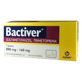 Bactiver Tableta 800 Mg/160 Mg, 14 Tabletas