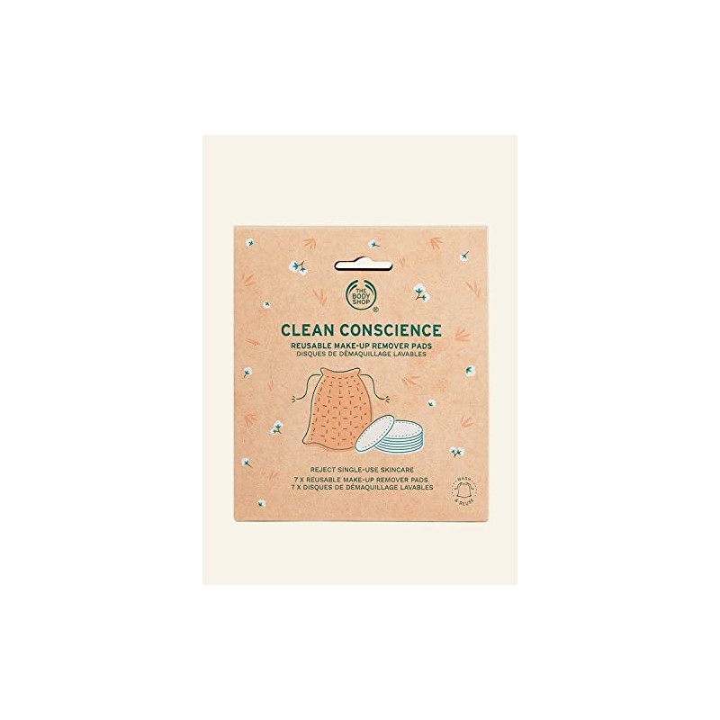 The Body Shop Make-Up Remover Pads, Made with Bamboo and