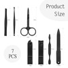 7 Pcs Portable Nail Clippers Set,Nail Clippers Set For Men,Nail