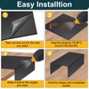 sourcing map 2 Pack ABS Plastic Sheet, 0.02" Thick 4"x6"