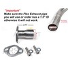 ARSPORT Exhaust Flex Pipe Adaptor 1.5" OD for Predator Max