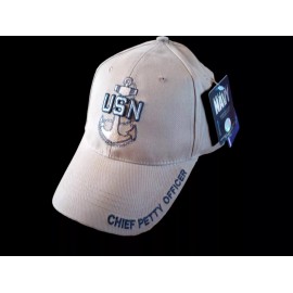 Extreme Embroidered U.S NAVY CHIEF PETTY OFFICER HAT NAVY COYOTE BROWN BASEBALL CAP