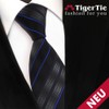 TigerTie Designer Tie in Striped Pattern - Tie Width 8