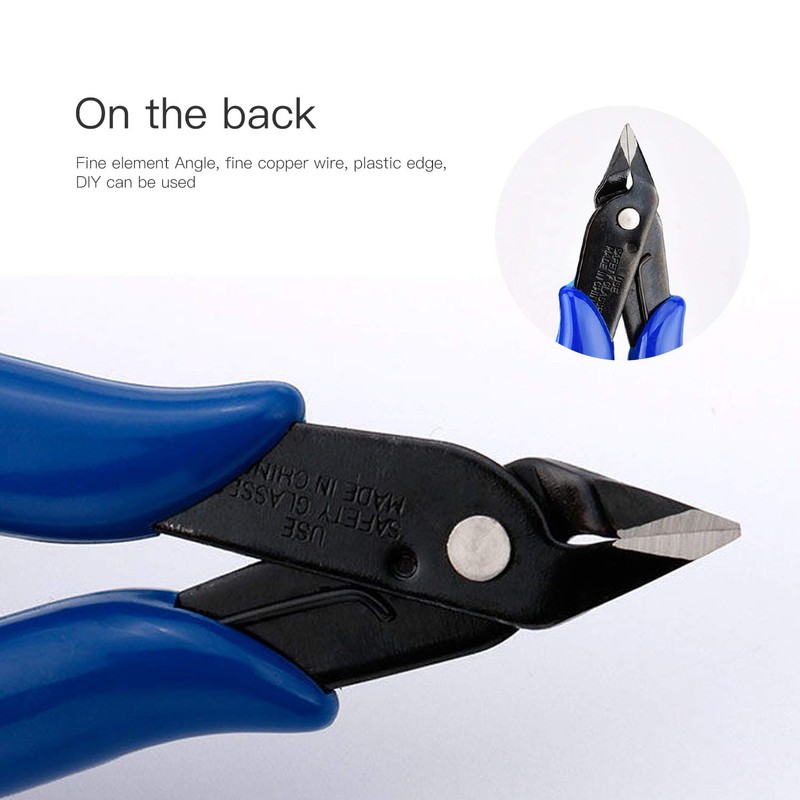 Wire Cutters, 2pcs Side Cutters Cable Cutters Precision Flush Cutters