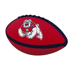 Logo Brands Fresno State Bulldogs Rugby Mini-Size Rubber Football