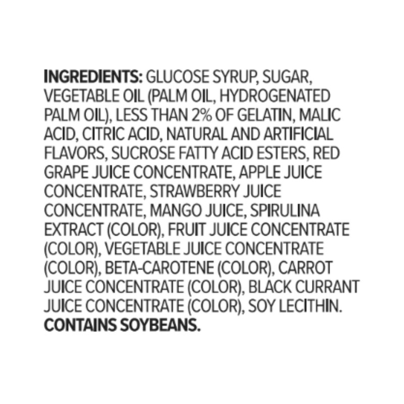 HI-CHEW Assorted Bulk Candy Bag, Green Apple Strawberry Mango Grape,