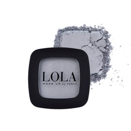 LOLA Mono Makeup Eyeshadow with Natural Ingredients and High Coverage Satin Eye Shadow for Women Vegan and Cruelty-Free Eye Makeup Cosmetic Palette for All Skin Types, Pale Grey Satin (015)