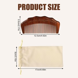 Wooden Hair Comb, Wooden Birthing Comb I Am Calm Strong and Brave Comb Labor Pain Comb Childbirth Combs Labor Comb Wooden Pregnancy Comb for Natural Birth Essentials Gifts