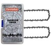 Opuladuo 2PC 16" Chainsaw Chain for BAUER 20112E-B, 16 Inch