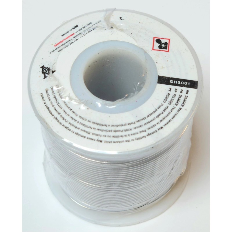 AIM SOLDER SN63 PB37 KESTER NO CLEAN 1 POUND DIAMETER