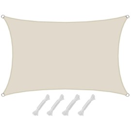 AMANKA 98% UV protection: waterproof sun sail, 1 x 2 m, awning for patio, sun protection sun protection, garden sun protection, outdoor awning, balcony sail for patio