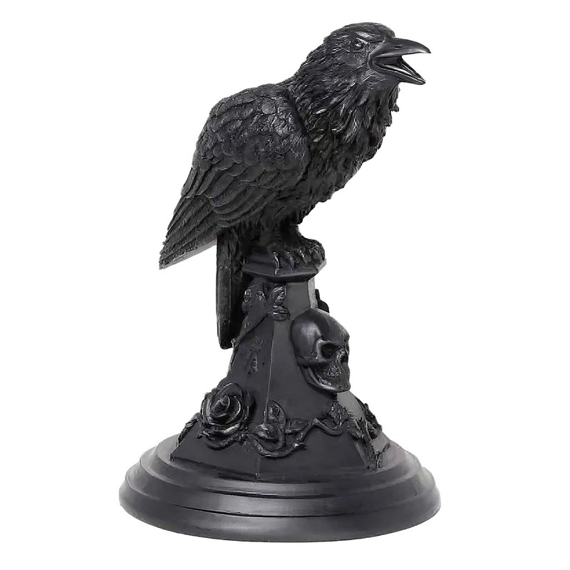 Gothic Candle Holder Resin Figurine Candlestick Stand Home Decor Accessory