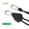 Ledgle 1/8" Rope Ratchet Rope Hook Packing Belt with 150