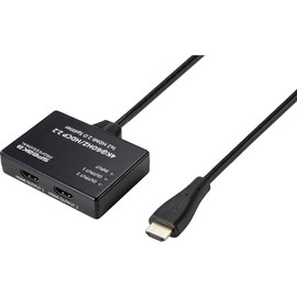SpeaKa Professional SP-9443508 1+2 Port HDMI splitter Black
