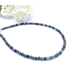 schoener-mineralienschmuck edelsteinschmuck Mother: Moss Agate (Delicate, 6), Gemstone, Agate