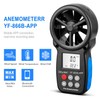INFURIDER YF-866B-APP Bluetooth Digital Anemometer Air Flow Speed Measuring Thermometer