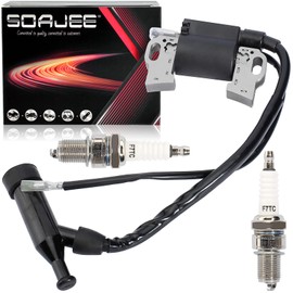 SOAJEE Ignition Coil Compatible with 0G84420150 Generator 389cc Centurion 5000 0055770 0055771 GP5500 GP6500 GP7500 005939 005940 005941 006001 5939 5940 5941 5943 5945 5975 5976 6110 6672 6674 6673