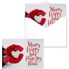 Canopy Street Tarjeta De Navidad Con Forma De Corazón Y