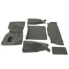Kojem Gray Carpet Kit Compatible with 1986-1995 Jeep Wrangler YJ