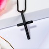 ZRAY American Flag Cross Necklace for Men Patriotic Jewelry Stainless