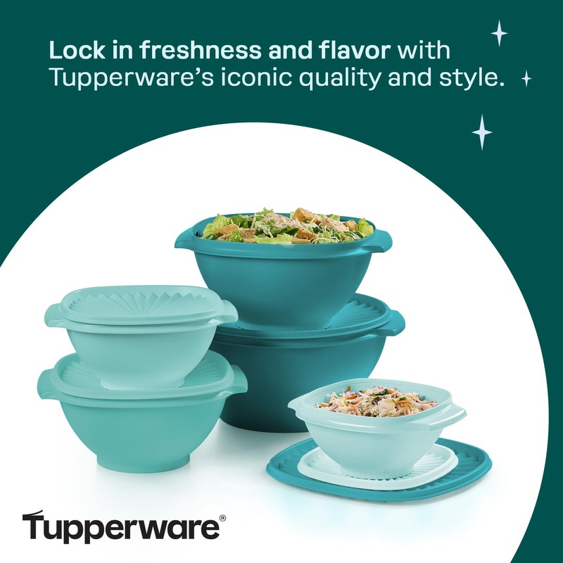 Tupperware Heritage Collection, New 10 Piece Food Storage Container Set