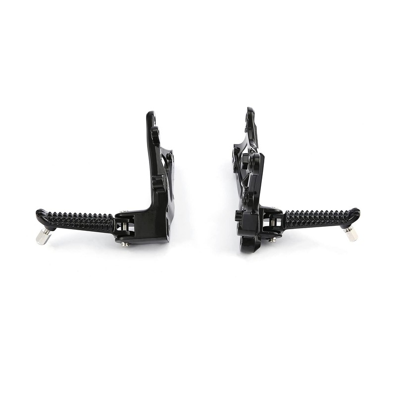 Front Footrest Foot Pegs w/Bracket Fit For Yamaha YZF R1