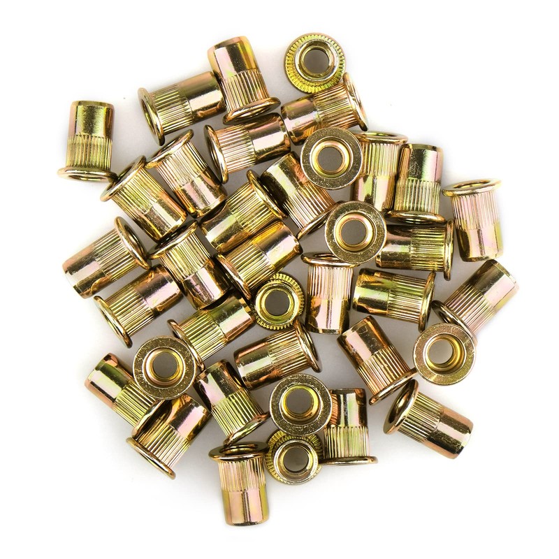 M6 Metric Rivet Nuts Zinc Plated Carbon Steel Threaded Insert
