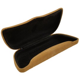 SAKAE A-701 Crescent Army Duck Glasses Case, Genuine American Duck Fabric, Alberton, Camel