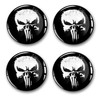 4 x Gel Sticker for Hub Caps, 60 mm Diameter,
