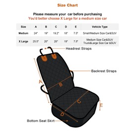 Paw Jamboree Car Front Seat Covers for Dogs Captain Chair Seat Covers Pet Car Seat Cover Car Seat Protector for Dogs Bucket Seat Cover