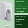 Vialli Soap Dispenser White Wall Mounted for Liquid Soap Lotion