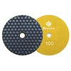 Waies 125 mm Grit 50-100-200 Diamond Sanding Pad for Dry