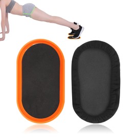 Sliders for Working Out, 2Pcs Pilates Mat Comfortable Core Exercise Equipment ABS and EVA Pilates Board Portable Workout Sliders for Home(Yellow)