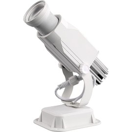 YKGOBO LED Logo GOBO Projector with Manual Zoom DJ Effect Light Including Free Custom Glass GOBO to Project Image for Hotel Company Store Wedding Advertising Indoor Use