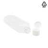 GEPACK Pack of 12 100ml Reusable Plastic Travel Bottles |
